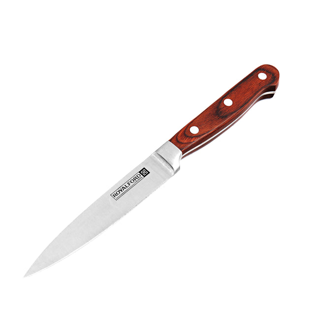 Utility Knife Silver/Brown 5inch