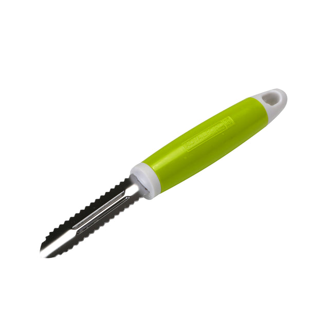 Fish Peeler Green/Silver 21.3x1.8cm