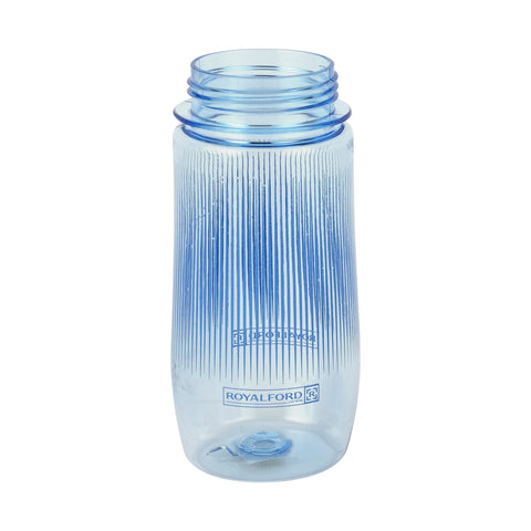 Royalford RF6423 600ml Water Bottle - Reusable Water Bottle Wide Mouth with Hanging Clip | Printed Bottle with Dishwasher Safe | Perfect while Travelling, Camping, Trekking & More