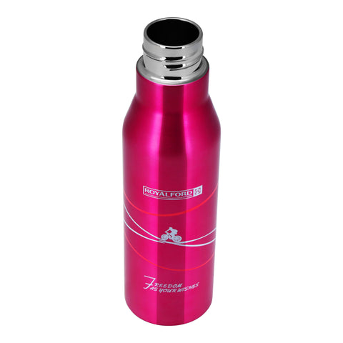 720 Ml/24Oz Double Wall Stainless Steel Vacuum Bottle, Ss 304 Inner Pot, Hot, Cold, Multi Color, Assorted Color, 7.8 X 26.8 Cm