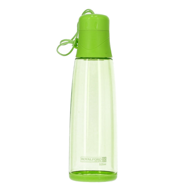 Water Bottle Green/Clear 520ml