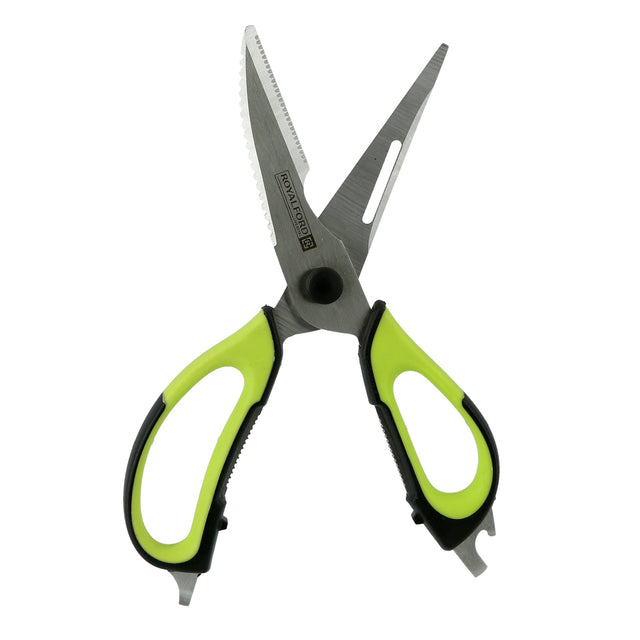 Multipurpose Kitchen Shears Stainless Steel Black/Red