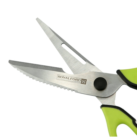 Multipurpose Kitchen Shears Stainless Steel Black/Red