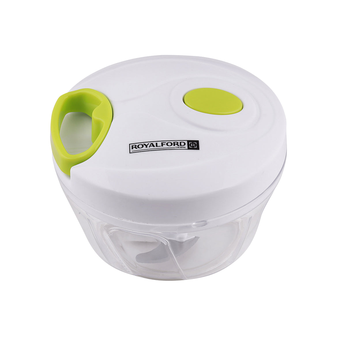 Manual Food Chopper | Hand Pull Vegetable Chopper with 3 Stainless Steel Blades | Multi-Purpose Onion, Garlic, Fruit, Nut & Meat Chopper