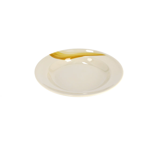 9 Inch Super Rays Deep Plate Multicolor Beige/Orange 9inch