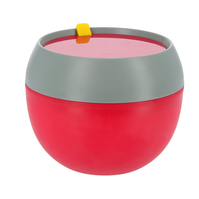 2 Layer Fashionable Round Lunch Box | Insulated Leakproof Food Container with Spoon & Fork