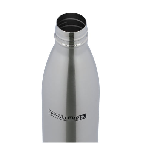 Double Wall Stainless Steel Water Bottle Silver 750ml