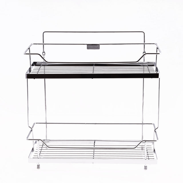 2 Layer Kitchen Rack Silver