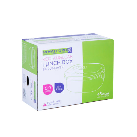 Leak Proof Lunch Box Beige/White 900ml