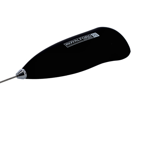 Multi Purpose Milk Stirrer Silver With Black Handle