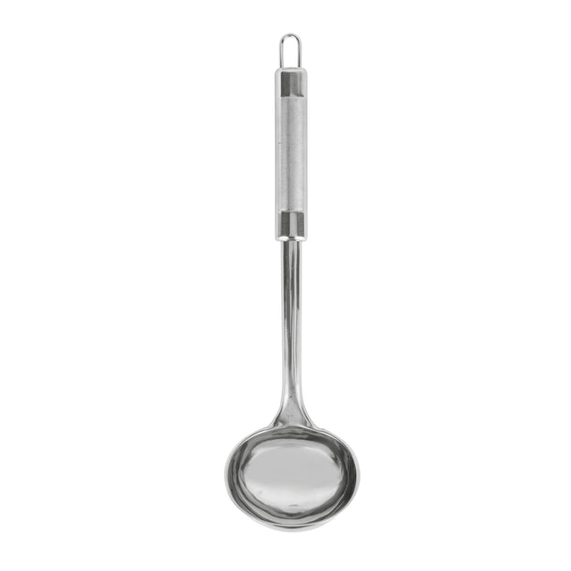 Royalford RF9852 Stainless Steel Soup Ladle with Tube Handle, Professional Soup Ladle with Long Handle | Kitchen Dining Cutlery Utensil | Ideal for Serving Soup Gravy Sauce Curry & More Silver