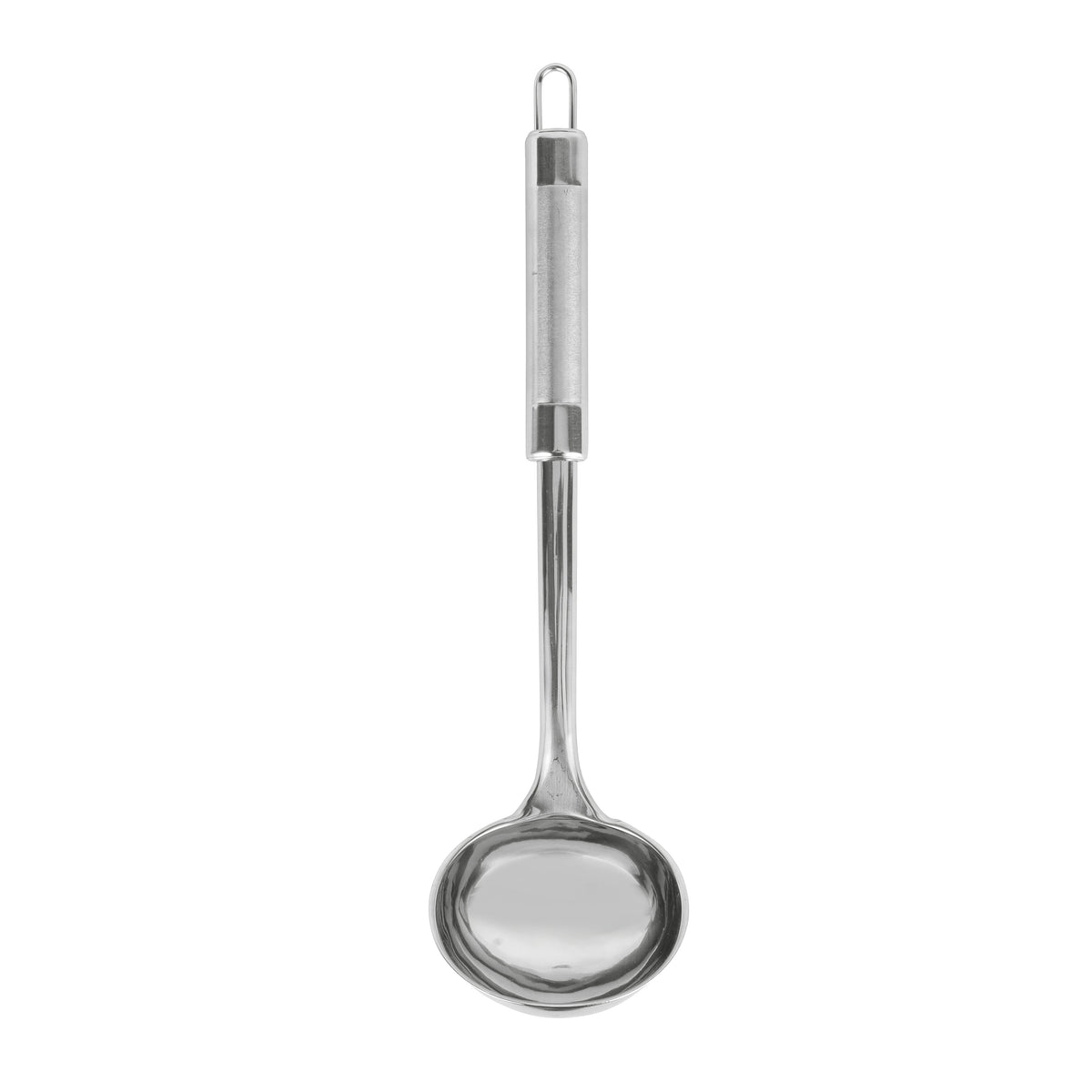 Royalford RF9852 Stainless Steel Soup Ladle with Tube Handle, Professional Soup Ladle with Long Handle | Kitchen Dining Cutlery Utensil | Ideal for Serving Soup Gravy Sauce Curry & More Silver
