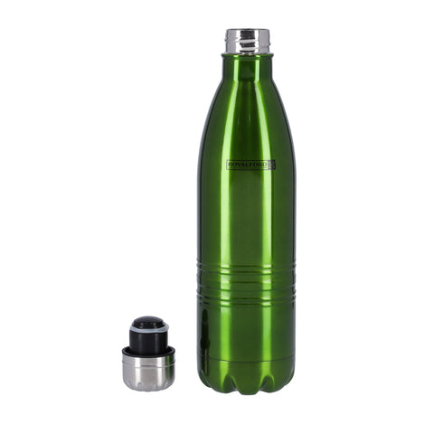 Stainless Steel Vacuum Bottle Green/Silver 750ml
