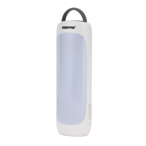 Geepas Rechargeable Emergency Lantern- Energy Efficient Design, 30 Pieces 0.5 W LEDs, and 5 Hours Working/ Portable and Light-Weight Design with Handle/ Perfect for Indoor and Outdoor, Power Outrage, etc./ White,