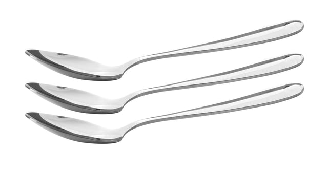 3-Piece Table Spoon Set Silver