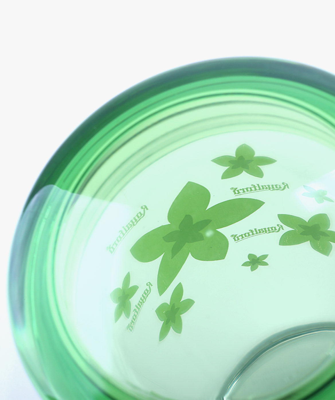 Acrylic Cup with Lid 350ml -  [RF5656] Clear/Blue 350ml