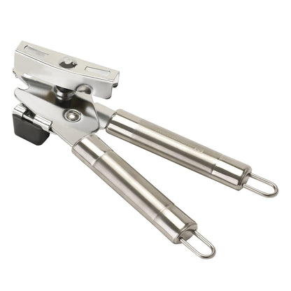 Royalford RF1184-O 3-in-1 Stainless Steel Can Opener – Manual Can, Bottle & Jar Opener with Ergonomic Tube Handle