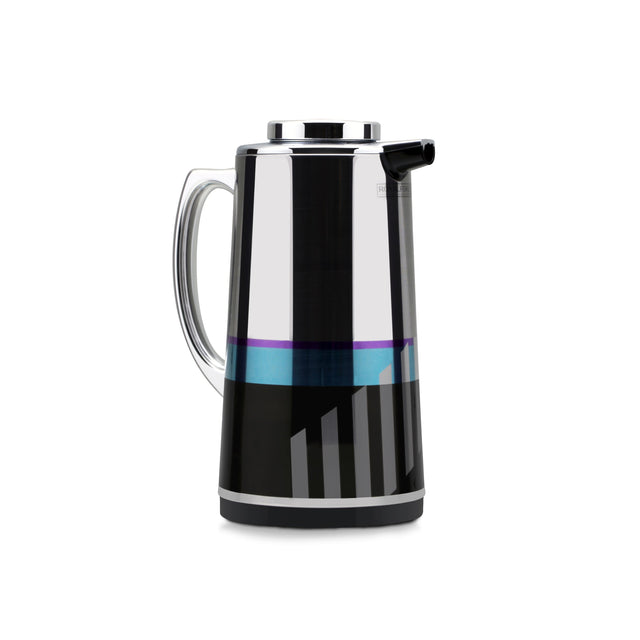 Vacuum Flask Double Wall 1.9 L 24 Hours Hot 36 Hours Cold Silver Figured Asbestos Free Pink Glass Inner 16 X 16 X 32.5 Cm Multi Colour Assorted Colour