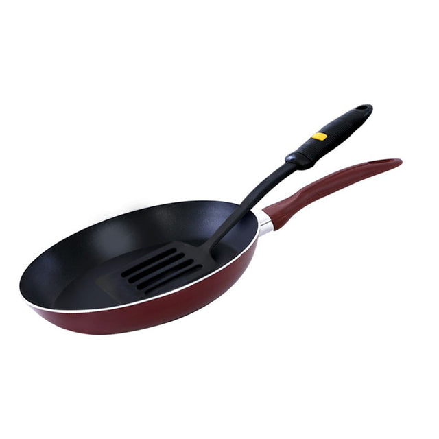 2-Piece Frypan With Turner Set Black