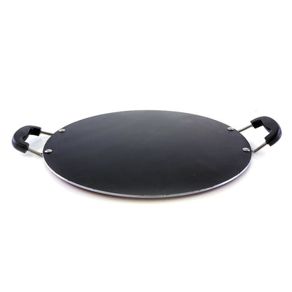 مقلاة مسطحة للغاية 32 سم غير لاصقة، متعددة الألوان، صنع في الهند، متعددة الألوان