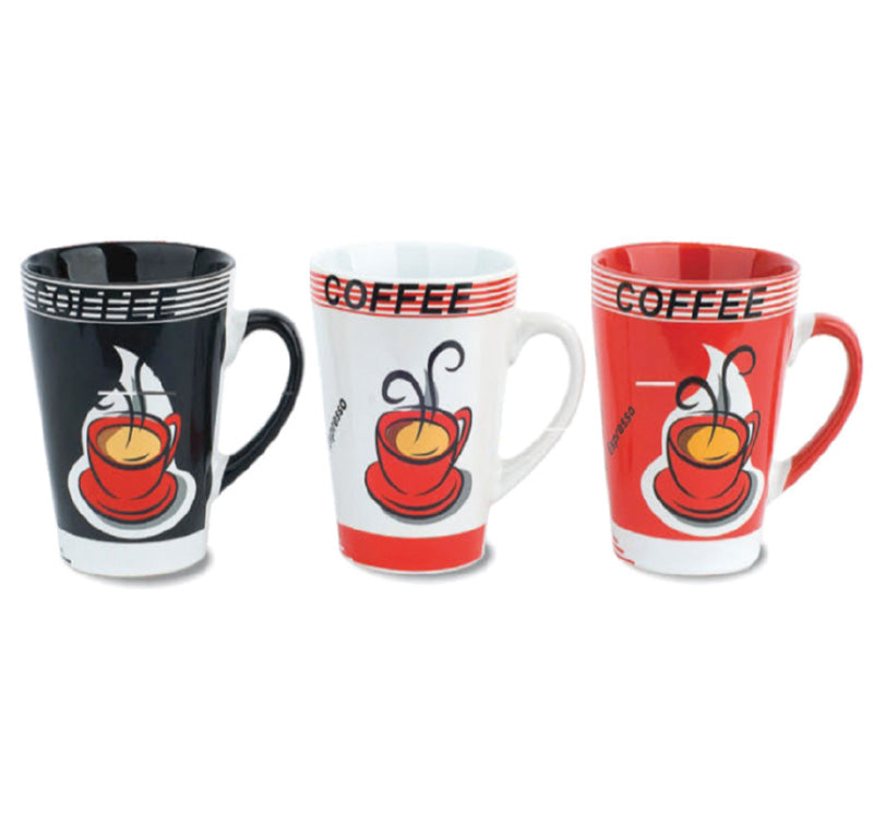 Printed Coffee Mug Assorted Color 325ml