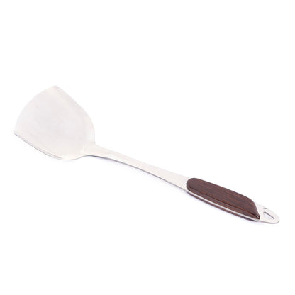 Stainless Steel Turner Spatula with Gripped Handle – Durable Kitchen Cooking Tool for Flipping, Stirring & Serving, Dishwasher Safe