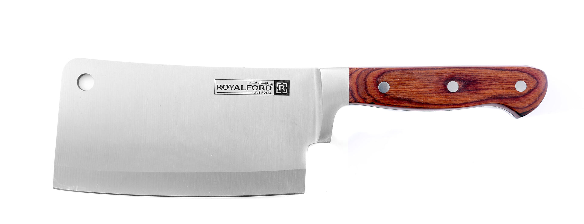 Sharp Design Chef Knife Silver/Brown 6inch