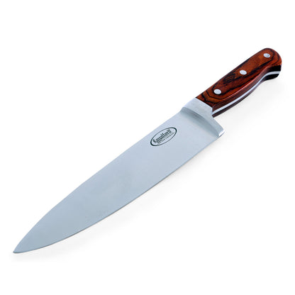Royalford RF4110 8 Inch Utility Knife | Ultra-Sharp Stainless Steel Kitchen Knife with Ergonomic Handle | Multipurpose Chef Knife for Meat, Vegetables & Fruits