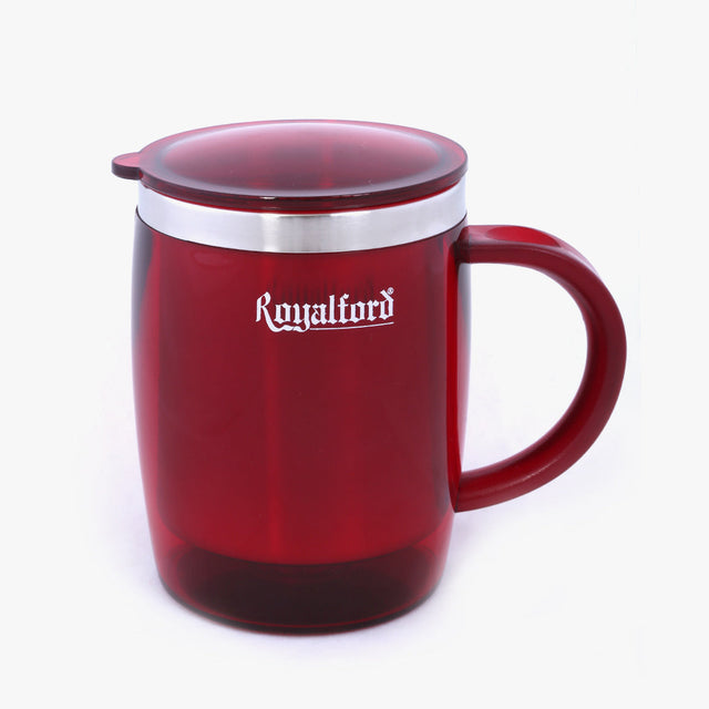 Double Wall Travel Mug 400Ml Ss Inner Pot Hot Cold Assorted Colour