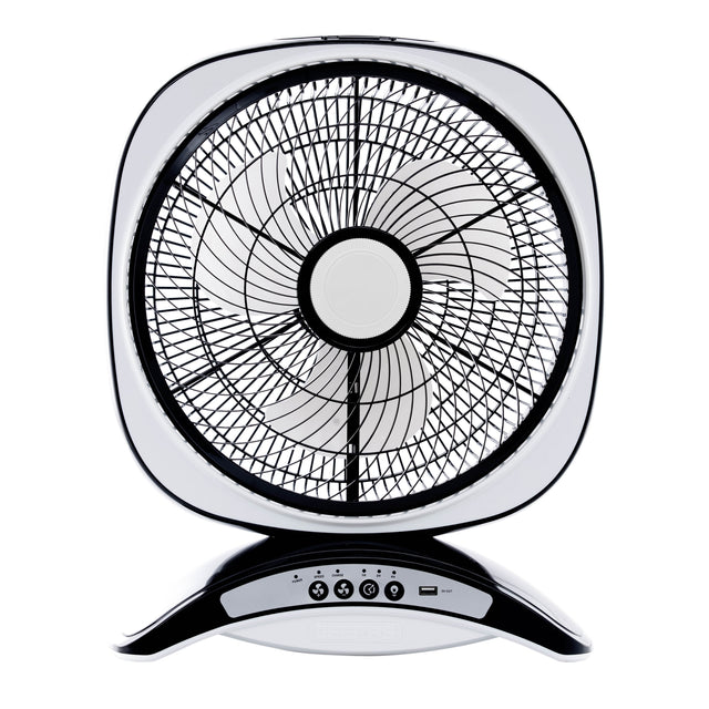 Rechargeable Fan 14-Inch GF969 White/Black