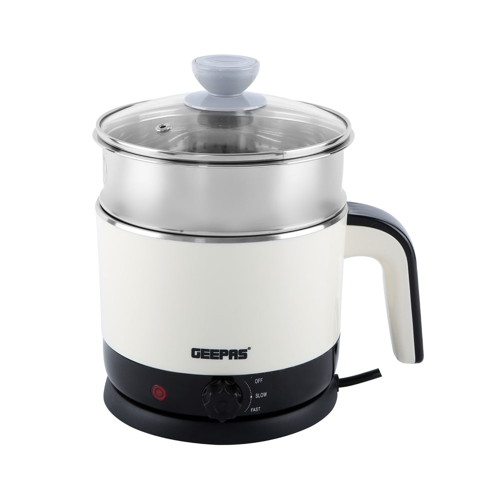 Double Layer Multi-Functional Kettle With Egg Boiler Attachment/Cooking Noodle 50-60Hz 1.7 L 1000 W GK38026 White/Silver/Black