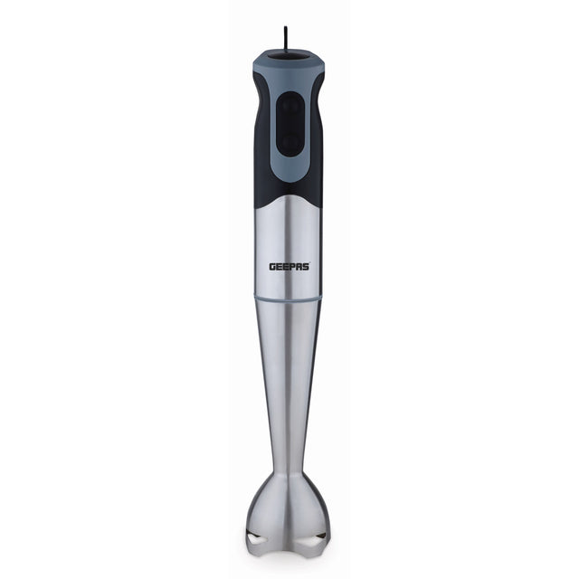 Stainless Steel Hand Blender GHB5468 – 2-Speed Powerful Motor, Removable Stainless Steel Blending Stick, Durable Sharp Blade, Silver & Black