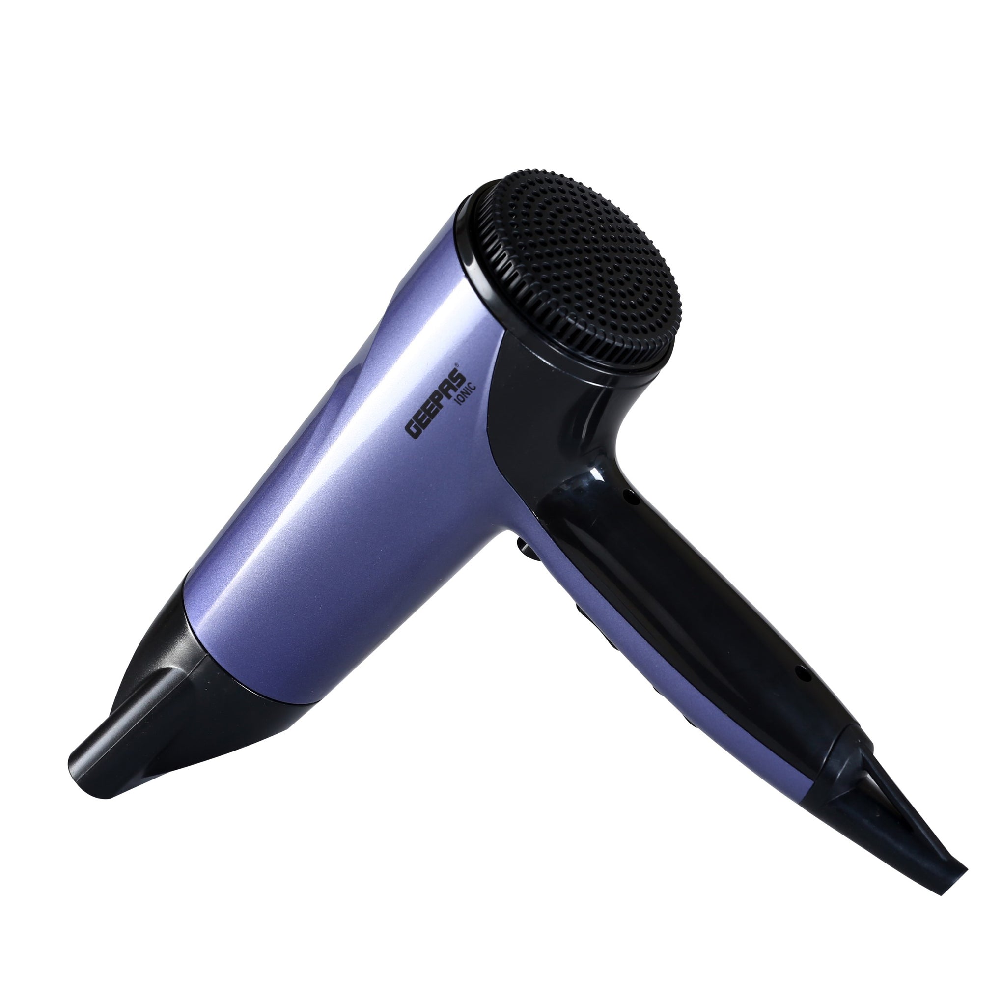 Compact Travel Hair Dryer, Cool Shot Function 3 Heat And 2 Speed Settings Removable Filter Hang Up Hook, Powerful DC Motor, Quicker Drying, Portable Ionic Fast Drying Blower Purple/Black