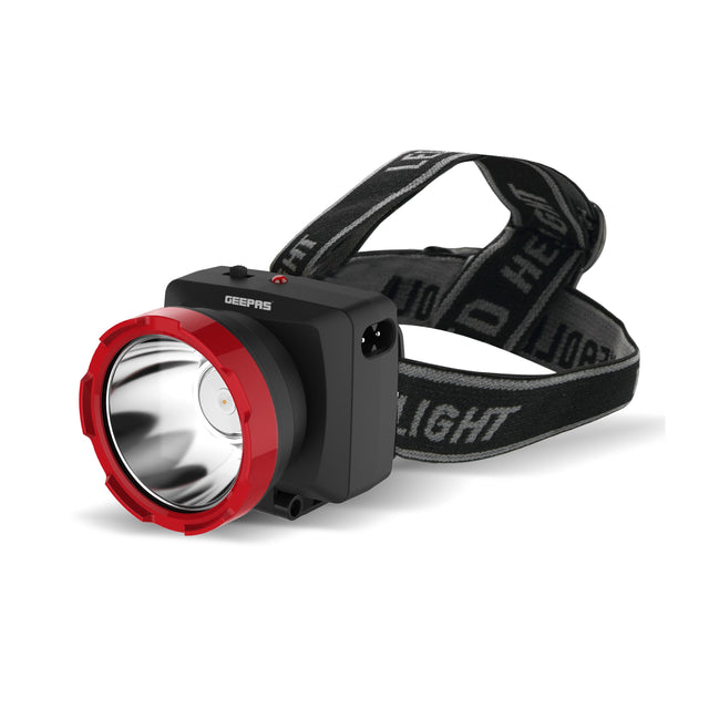 Rechargeable LED Headlamp, Type-C, 500mAh Lithium Battery | 3W High Power for Camping, Hiking, and Construction