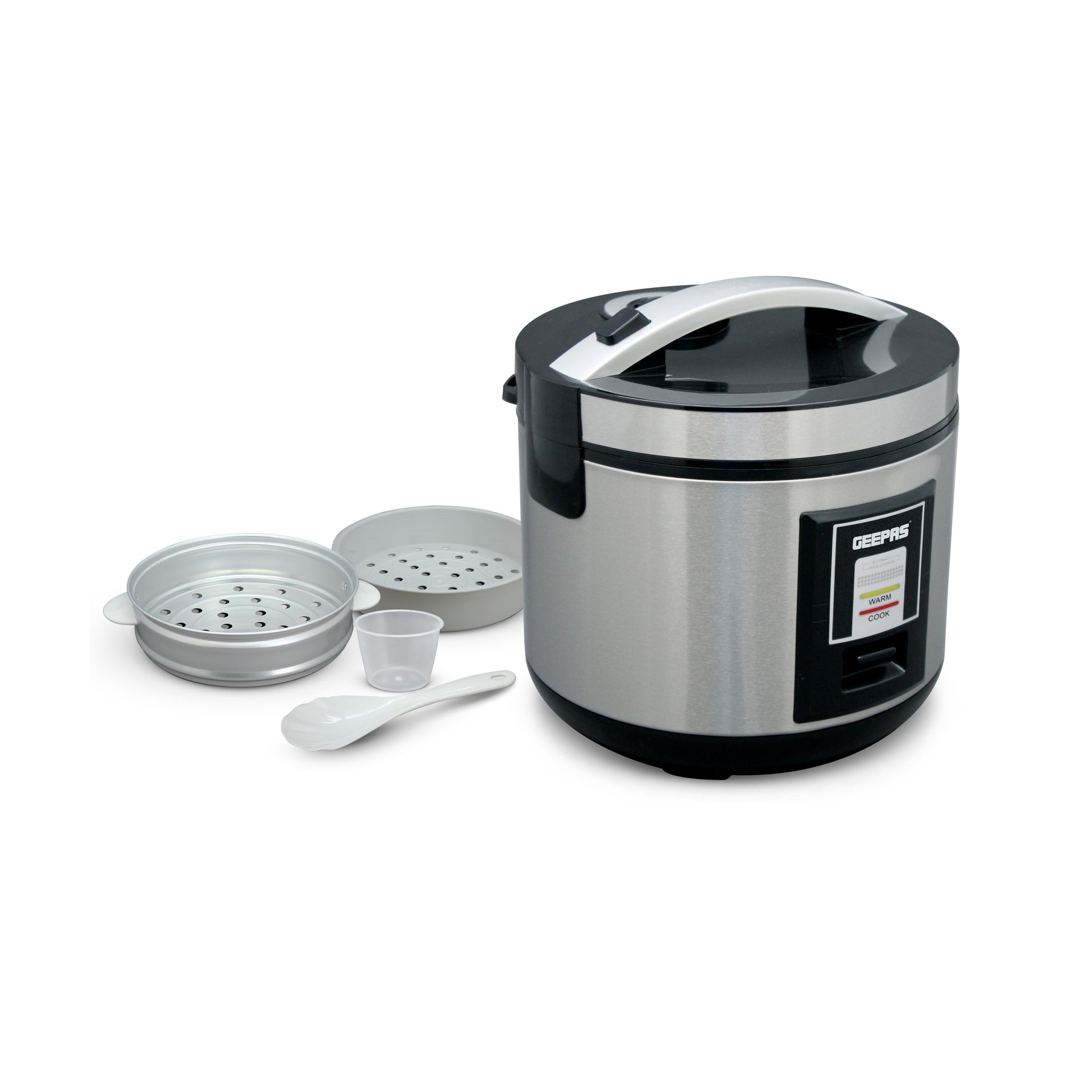 Electric Rice Cooker 1.8 L 762 W GRC4330 Silver/Black