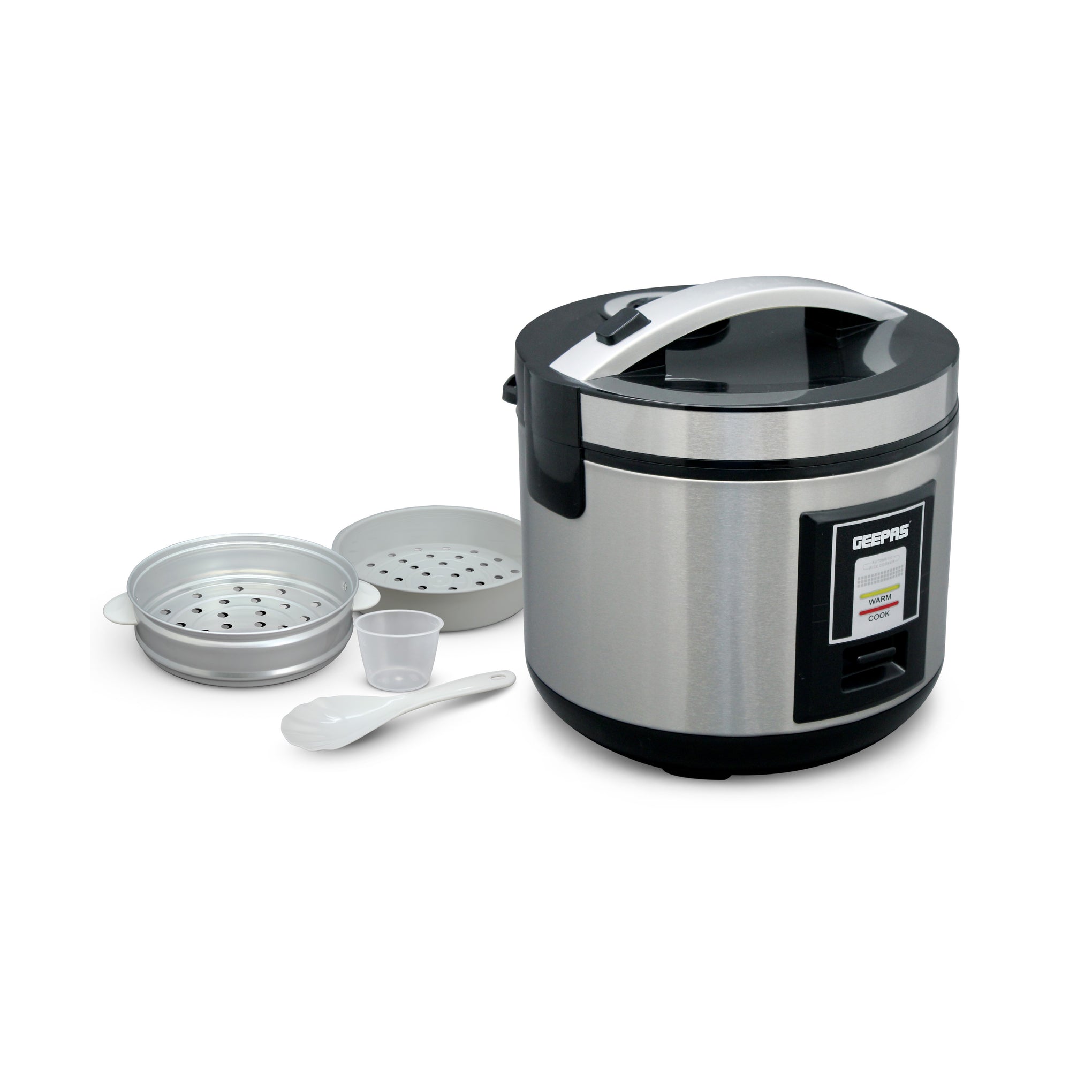 Electric Rice Cooker 1.8 L 762 W GRC4330 Silver/Black