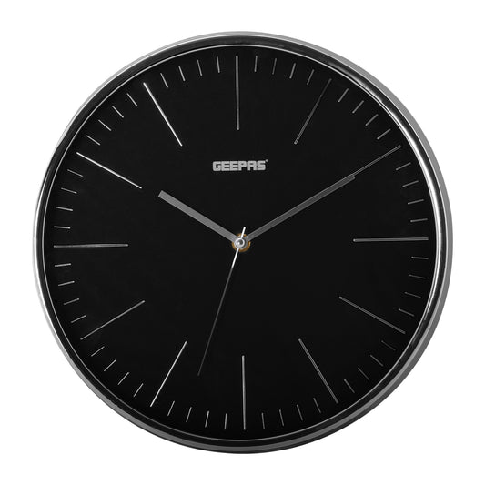 Wall Clock Black/Silver