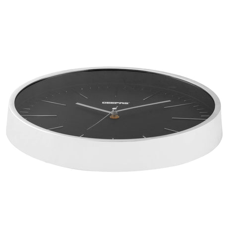 Wall Clock Black/Silver