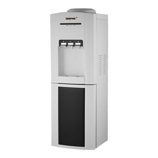 Geepas Hot and Cold Water Dispenser with Stainless Steel Tank GWD17013 White