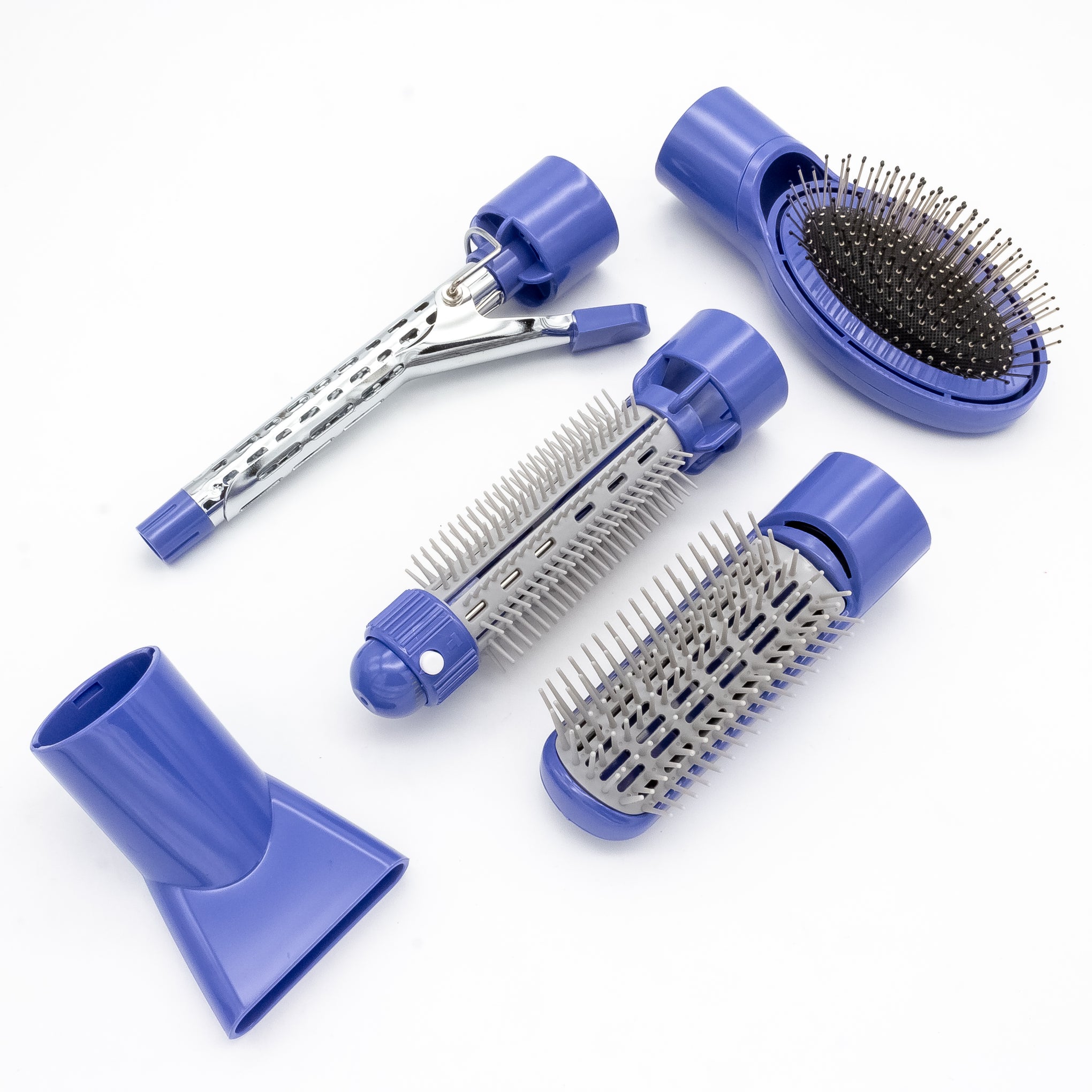 6-In-1 Hair Styler Blue 34.81 cmx 27.21 cmx 7.4cm