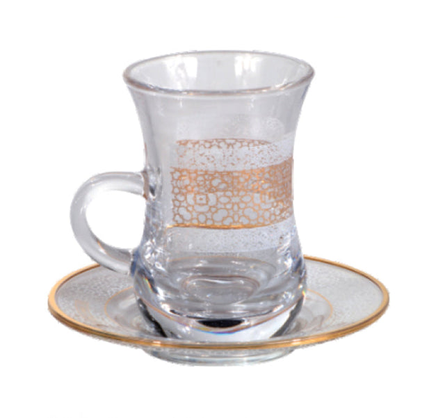 12-Piece Laya Royal Tea Set Clear