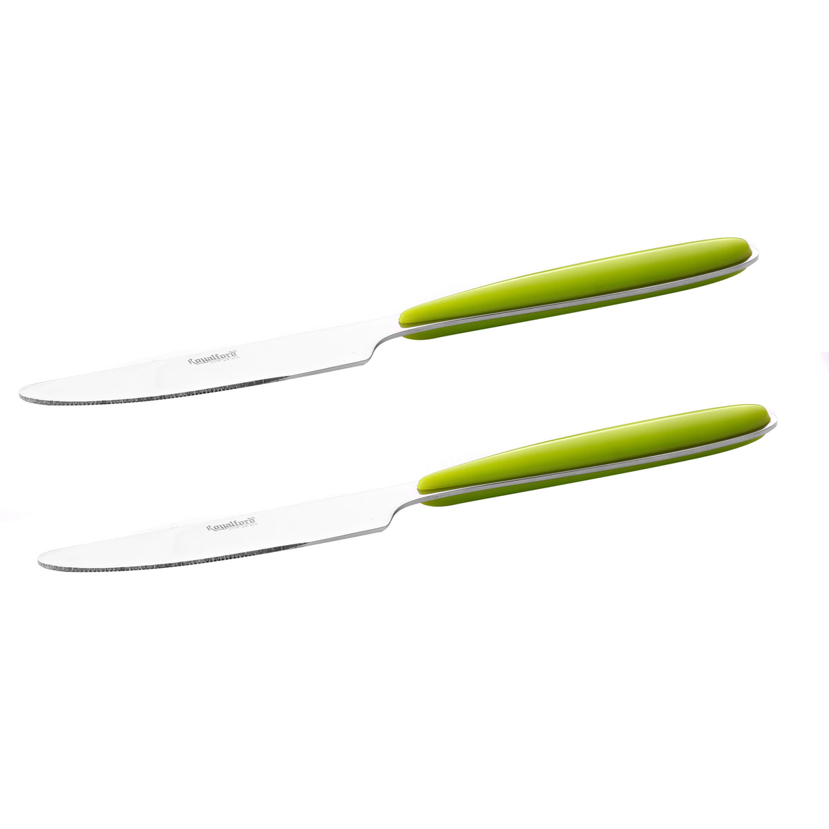 RF1916-DK 2Pcs Table Knife Set | 1.88mm Stainless Steel Steak Knife with Serrated Edge & Ergonomic Handle | Sharp Kitchen Knife for Meat, Fruits & Daily Dining | Home & Restaurant Use