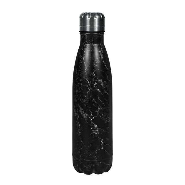 Stainless Steel Vacuum Bottle 500Ml 17Oz 304 Ss Inner Pot Hot Cool Black/White/Silver 500ml