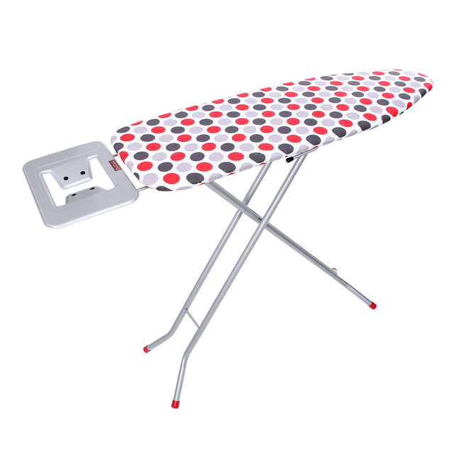 Ironing Board Assorted Color Turkey Made Multicolour with Steam Iron Rest Adjustable Height Safety Lock Buckle Multicolour 140cm