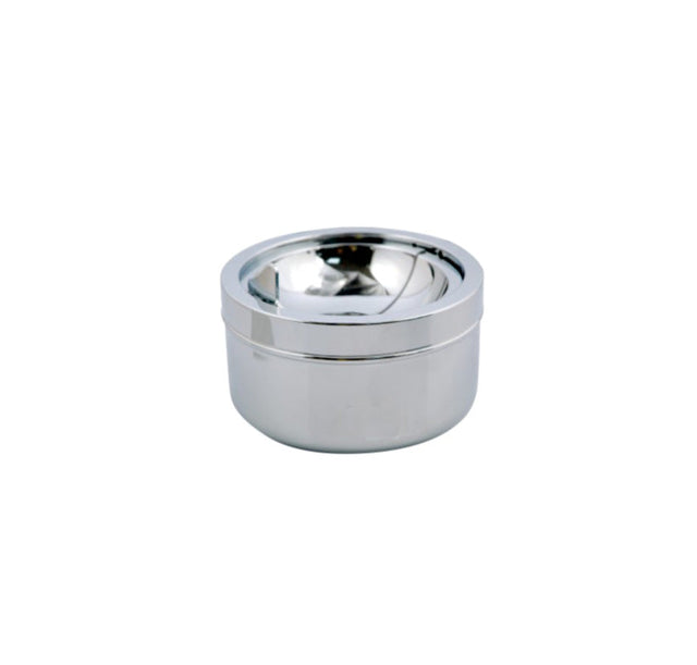 Metal Ash Tray Silver
