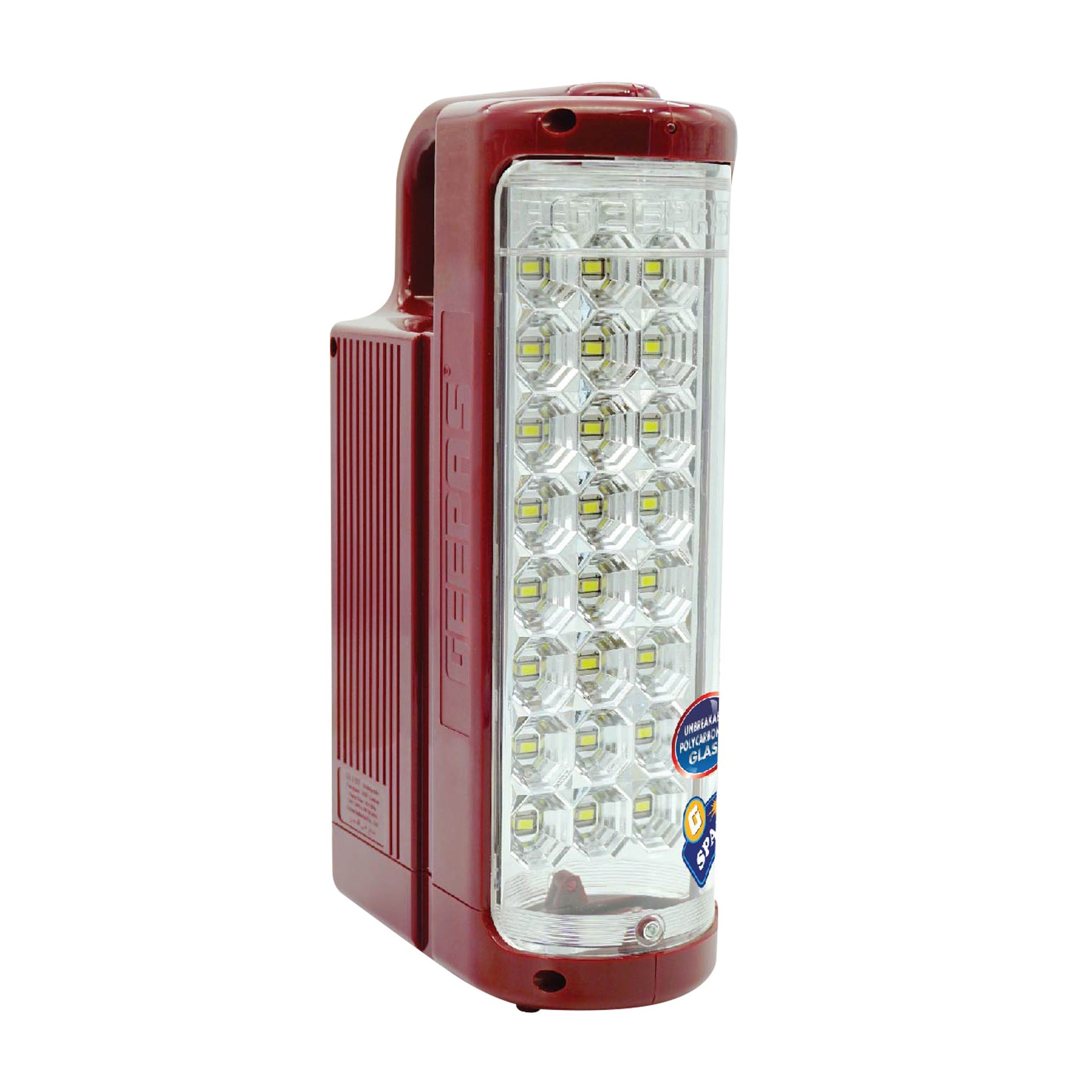 Emergency LED Lantern Maroon