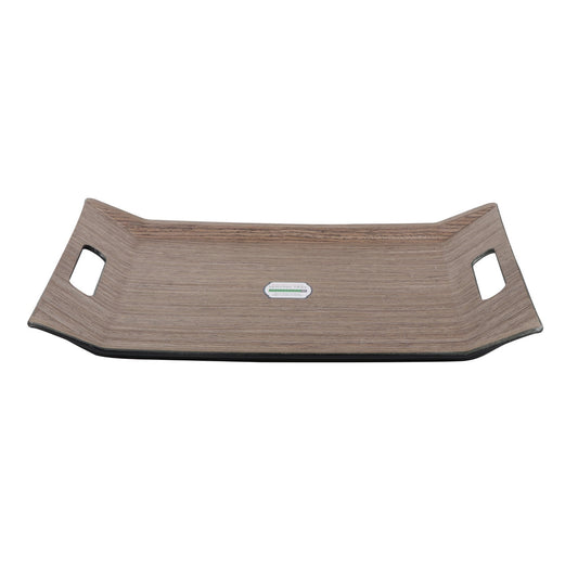 Wooden Finish Serving Tray Brown