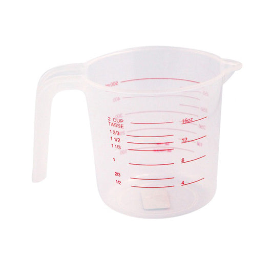 Liquid Measuring Cup Clear/Red 500ml