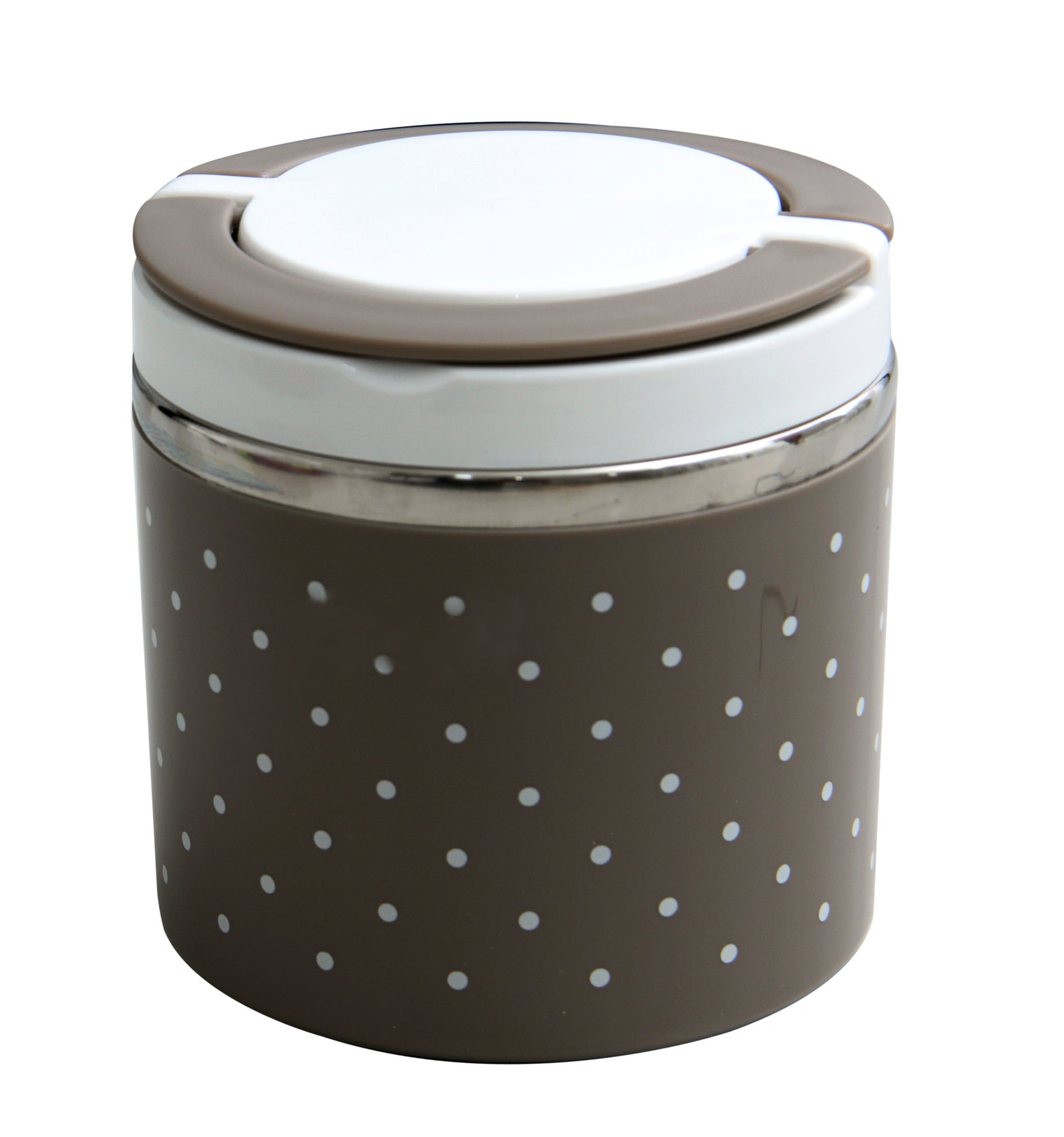 Single Layer Lunch Box With Double Handle Green 630ml