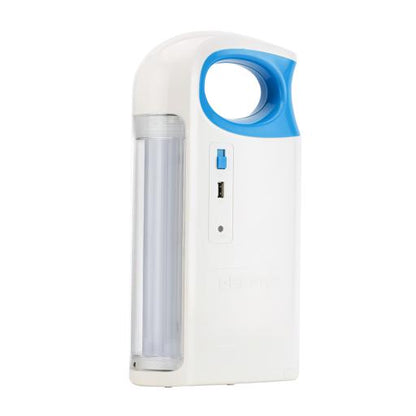 60-LED Rechargeable Emergency Lantern – High-Efficiency Portable Light with Dimmer & 18-Hour Battery Life (Blue & White)